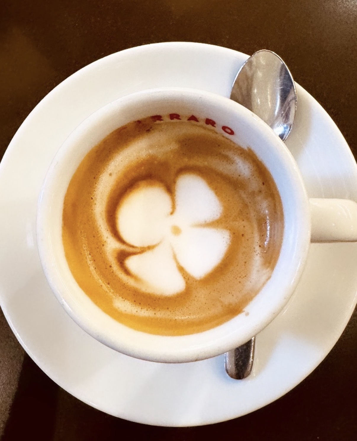 Cappuccino con latte art